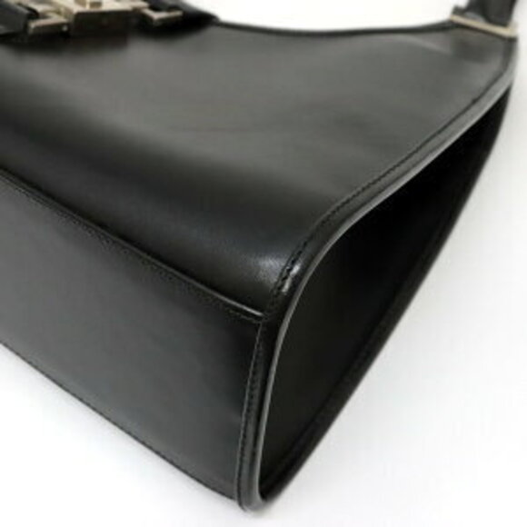 Gucci handbag black leather Jackie - Picture 4 of 6